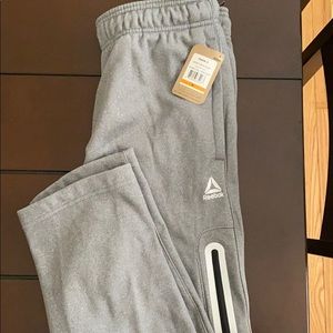 Charcoal heather reebok joggers size M